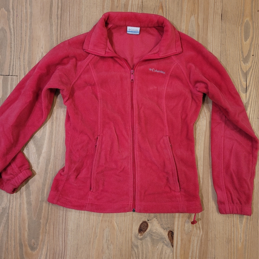 Hot pink Columbia jacket